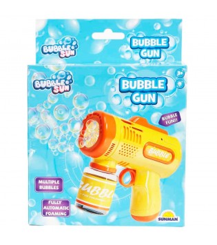 - SUN-YFN-BLB-KÖPÜK TABANCASI SİLİNDİRİK SARI B/O KUTU 8680863064658