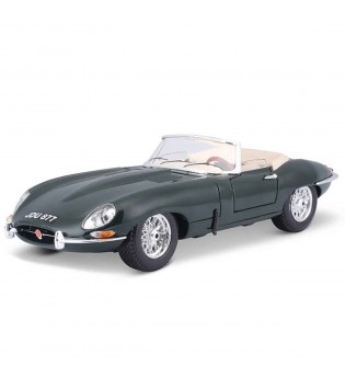 SUN-BUR-1/18 (B) JAGUAR E-TYPE CABRIOLET 1961 K.YŞL.