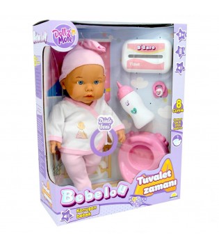 SUN-SABC-DZM-BEBEK SET BEBELOU TUVALET ZAMANI 8 SESLİ AKS.35CM.2R.