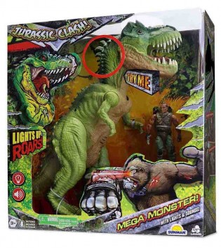 - SUN-LNR-OYUN SET JURASSIC CLASH DİNOZOR 47CM.SES/IŞIK 048242370789