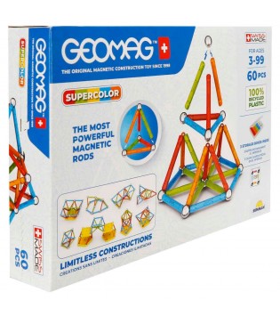 SUN-GEO-RENKLİ MANYETİK ÇUBUKLAR 52PRÇ.