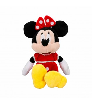 SUN-LFN-PELUŞ MINNIE KIRMIZI ELBİSELİ M2/38CM.(MMCH)