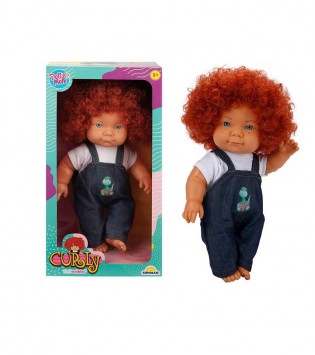 - SUN-SABC-DZM-BEBEK CURLY KIVIRCIK SAÇLI 35CM.2A. 8680863031339
