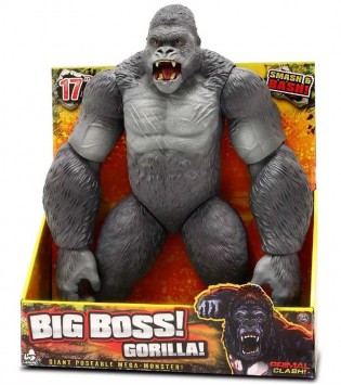 - SUN-LNR-OYUN SET JURASSIC CLASH BIG BOSS GORILLA 42CM. 048242371137