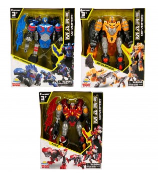 - ROBOT M.A.R.S.CONVERTER DINOSOURS 672552411605