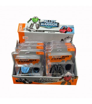 ROBOTA DÖNÜŞEN SPOR ARABA 8 Lİ DİSPLAY KUTUDA ROBOTA DÖNÜŞEN SPOR ARABA 8 Lİ DİSPLAY KUTUDA