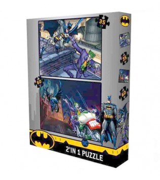 BATMAN 2 İN 1 PUZZLE 