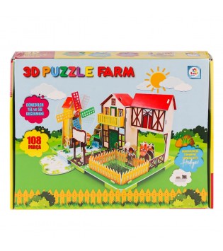 ÇİFTLİK 3D BOYUTLU PUZZLE