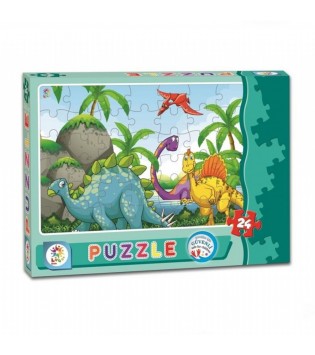 DİNAZOR 24 PARÇA KUTU PUZZLE