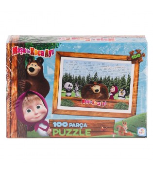 MASHA VE KOCA AYI 100 PARÇA PUZZLE