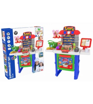SUPERMARKET CASHİER SET WİTH FRUİT MİX (53 PARÇA)