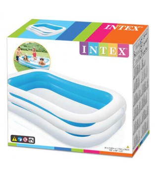İNTEX DIŞ  BOLME SEFFAF AILE HAVUZU 262x175x56CM