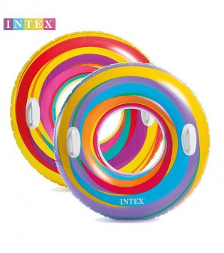 Intex 59256 Yıldız Desenli Tutunmalı Simit 91 cm