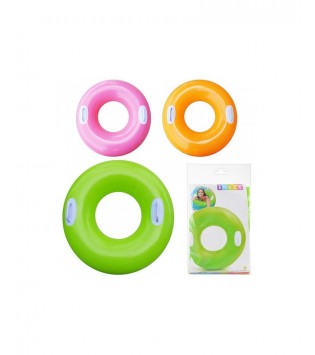 Intex 59258 Neon Renkli Tutunmalı Simit 76 cm