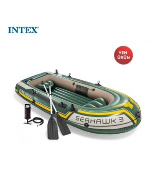 Intex 68380 Seahawk 3 Bot+Kürek+Pompa Set 295cm