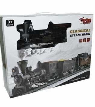 Vardem Işıklı ve Sesli 30 Parça Classic Buharlı Tren Set