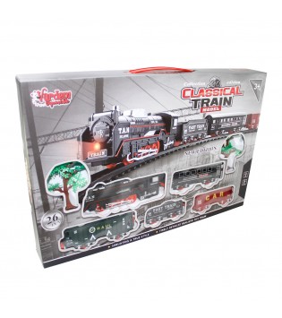 Vardem Kutulu 26 Parça Işıklı ve Sesli Classic Model Tren Set