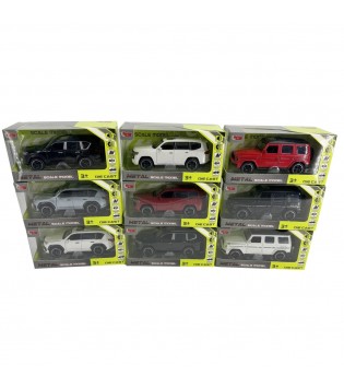 KUT.CEK BIRAK 1:32 ISIKLI VE SESLI METAL JEEP