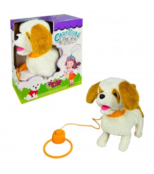 PELUŞ TASMALI YÜRÜYEN KÖPEK