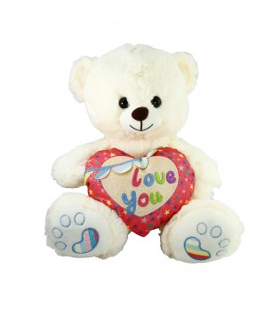 Vardem Peluş 30 Cm Kalpli Ayı ( Love You)