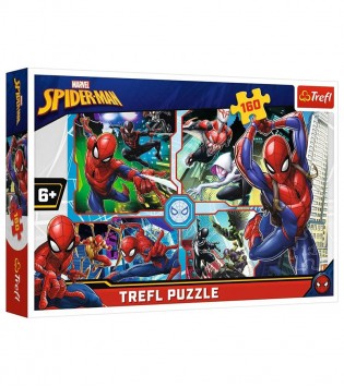 Trefl 160 Parça Puzzle Spiderman (41x27,5cm)