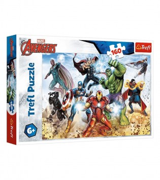 Trefl 160 Parça Puzzle Marvel The Avengers (41x27,5cm)