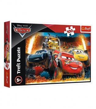 Trefl 100 Parça Puzzle Disney Cars 3 (41x27,5cm)