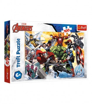 Trefl 100 Parça Puzzle Marvel The Avengers (41x27,5cm)