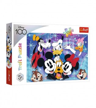 Trefl 100 Parça Puzzle Disney 100 (41x27,5cm)