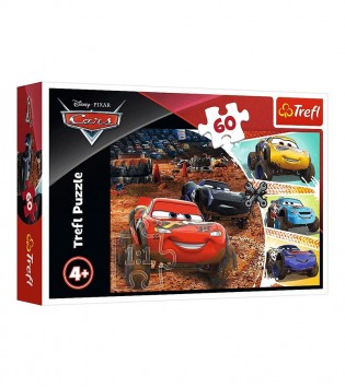 Trefl 60 Parça Puzzle Disney Cars 3 (33x22cm)