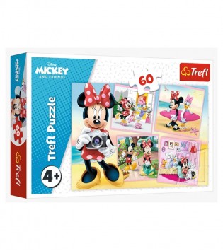 Trefl 60 Parça Puzzle Minnie (33x22cm)