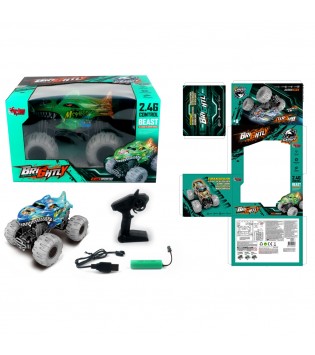 Vardem Uzaktan Kumandalı Full Fonksiyon Şarjlı 2.4G Işıklı Off-Road Canavar Arab