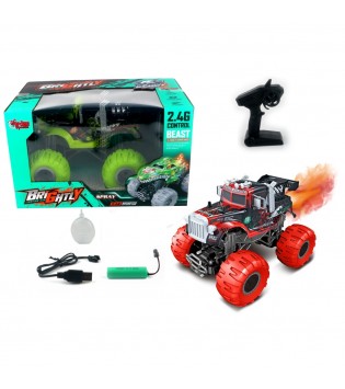 UK FF SARJLI 2.4G ISIKLI,BUHARLI OFF-ROAD KAMYON
