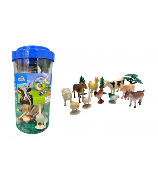 13PCS CIFTLIK HAYVANLARI 2LITRE 13PCS CIFTLIK HAYVANLARI 2LITRE