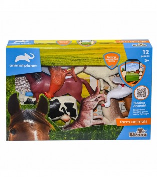 KUTULU 12 PCS ÇİFTLİK HAYVANLARI