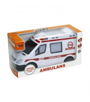 Vardem Kutulu 1:18 Işıklı ve Sesli Çarp Dön Ambulans Vardem Kutulu 1:18 Işıklı ve Sesli Çarp Dön Ambulans
