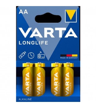 VARTA LONGLIFE 4AA ALKALİN KALEM PİL 4 AD