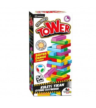 RENKLI TOWER SUPER DENGE OYUNU 54 ADET