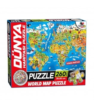 DUNYA KULTUR HARITASI PUZZLE