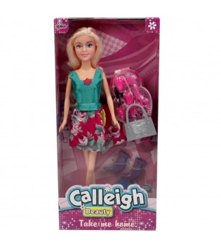 Vardem Kutulu 11,5inch. Calleigh Aksesuarlı Manken Bebek