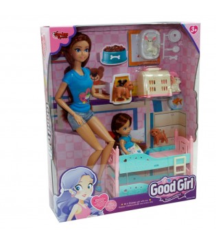 Vardem Kutulu 29Cm Aksesuarlı Ranzalı Bebek