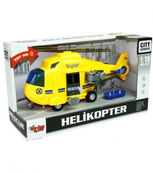 Vardem 1:16 Sürtmeli Sesli Işıklı Helikopter