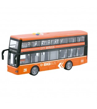 1:16 SURTMELI SESLI ISIKLI CIFT KATLI OTOBUS