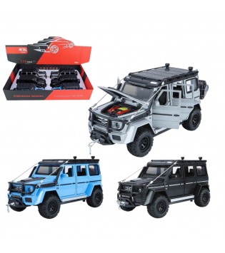 1:24 C-B ISIKLI-SESLI MODEL OFF ROAD METAL JEEP