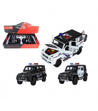 1:24 C-B ISIKLI-SESLI G POLIS METAL JEEP