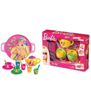 BARBIE TEPSİLİ ÇAY SET