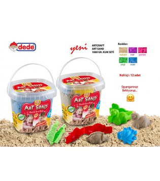 1000 GR  OYUN KUM SETİ ( 5 RENK )