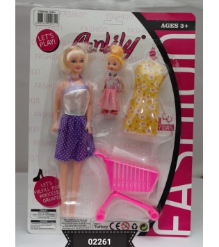 02261 KART MARKET ARABALI BEBEK*72*