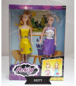 02277 CINDY DOLL 2Lİ BEBEK*36*
