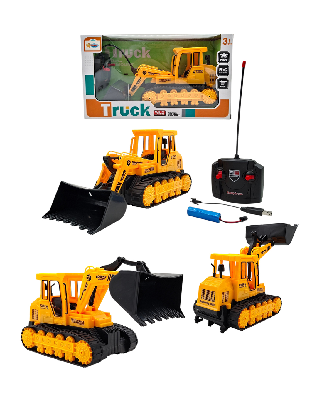 UZAKTAN KUMANDALI ŞARJLI BULDOZER